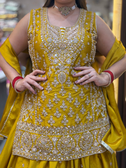 WEDDING WEAR FULL HANDWORK FULL FLAIR LEHENGA