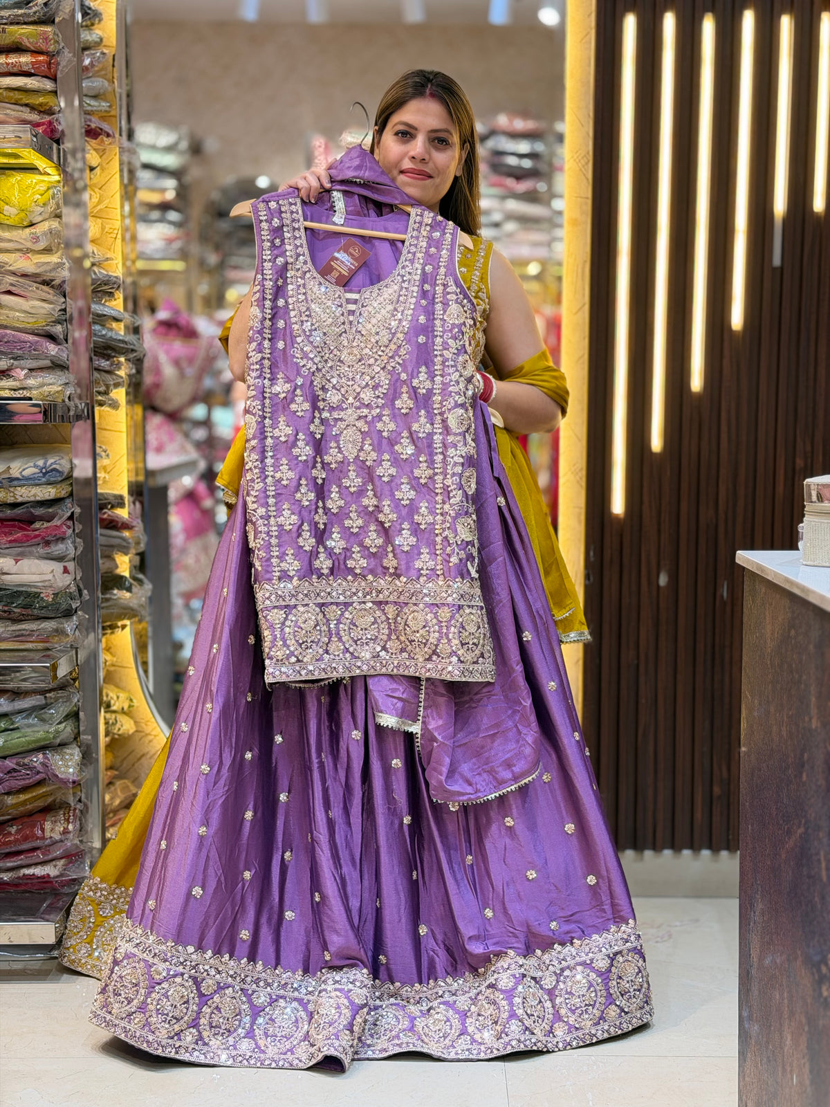 WEDDING WEAR FULL HANDWORK FULL FLAIR LEHENGA
