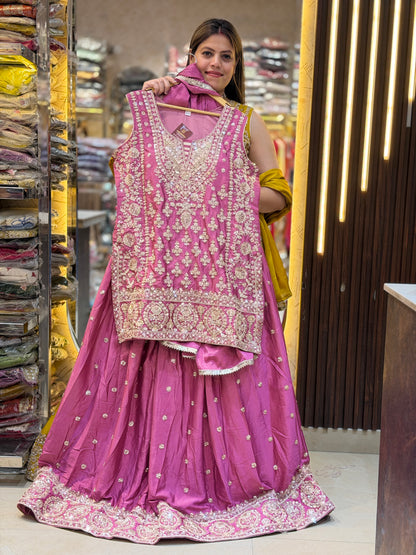WEDDING WEAR FULL HANDWORK FULL FLAIR LEHENGA