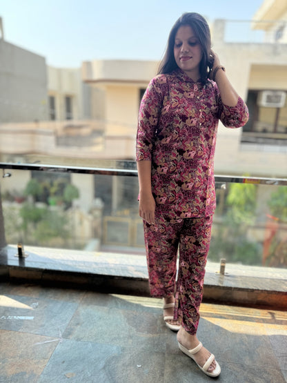 Flower Print Cordset (Article No 1021)