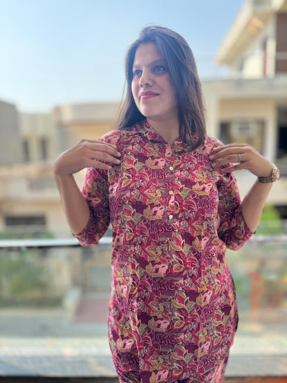 Flower Print Cordset (Article No 1021)