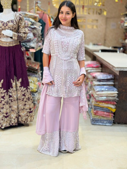 WEDDING WEAR PEARL JAFFA SUIT