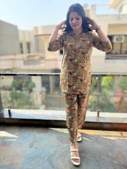 Flower Print Cordset (Article No 1021)