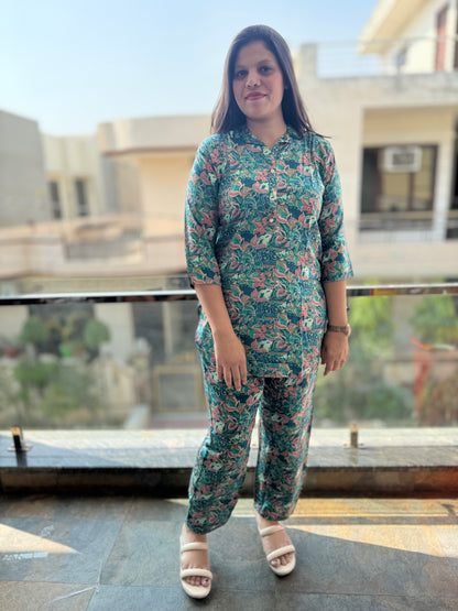 Flower Print Cordset (Article No 1021)