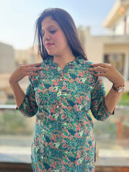 Flower Print Cordset (Article No 1021)