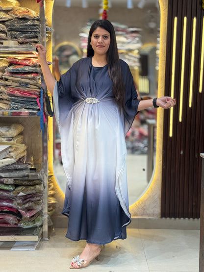 PREMIUM SILK KAFTAAN DESIGN DRES