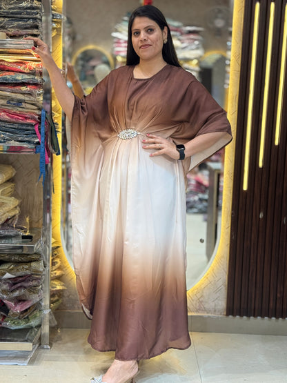 PREMIUM SILK KAFTAAN DESIGN DRES