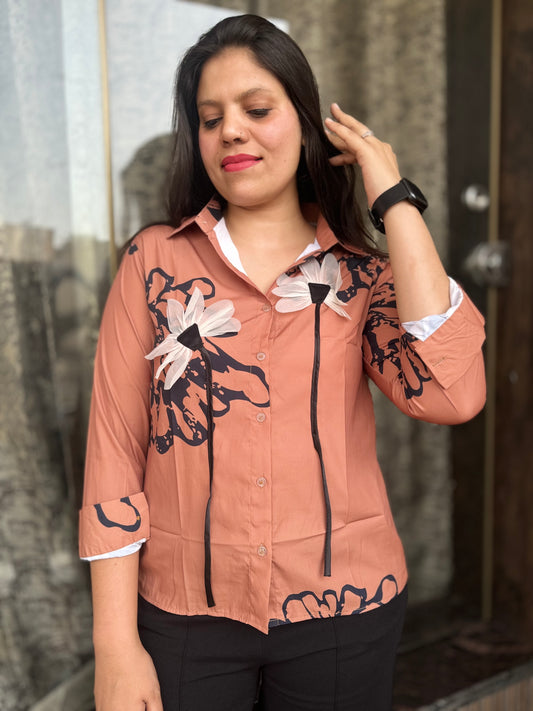 Flower Up & Down Shirt (Article No 1027)