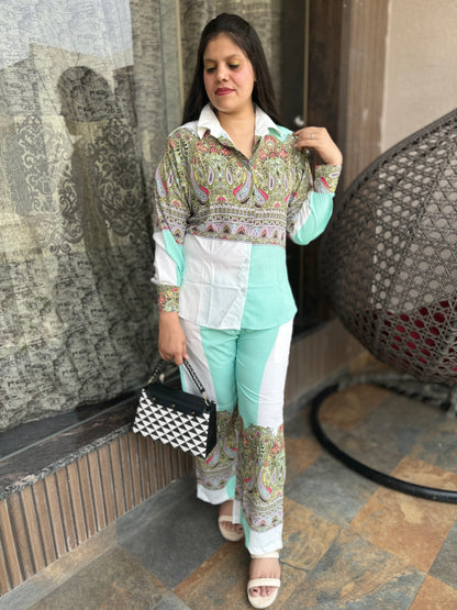 Jaipuri Design Printed Co-ord Set (Cord-001) – Ethnic & Stylish | Indipehnawa