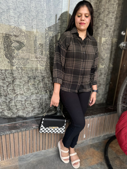 Check Elegant Shirt  (Shirt 001)