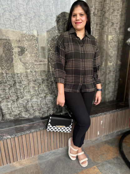 Check Elegant Shirt  (Shirt 001)