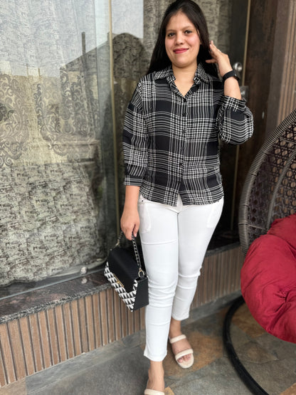 Check Elegant Shirt  (Shirt 001)