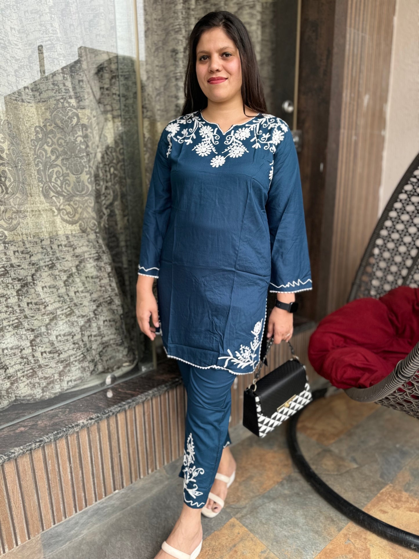 Pakistani Embroidered Cord Set (Cord 003)