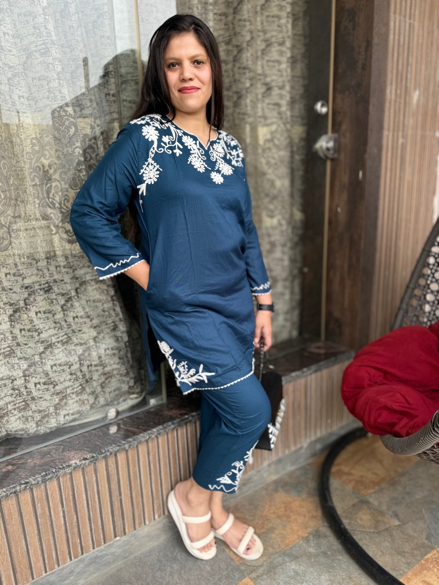 Pakistani Embroidered Cord Set (Cord 003)