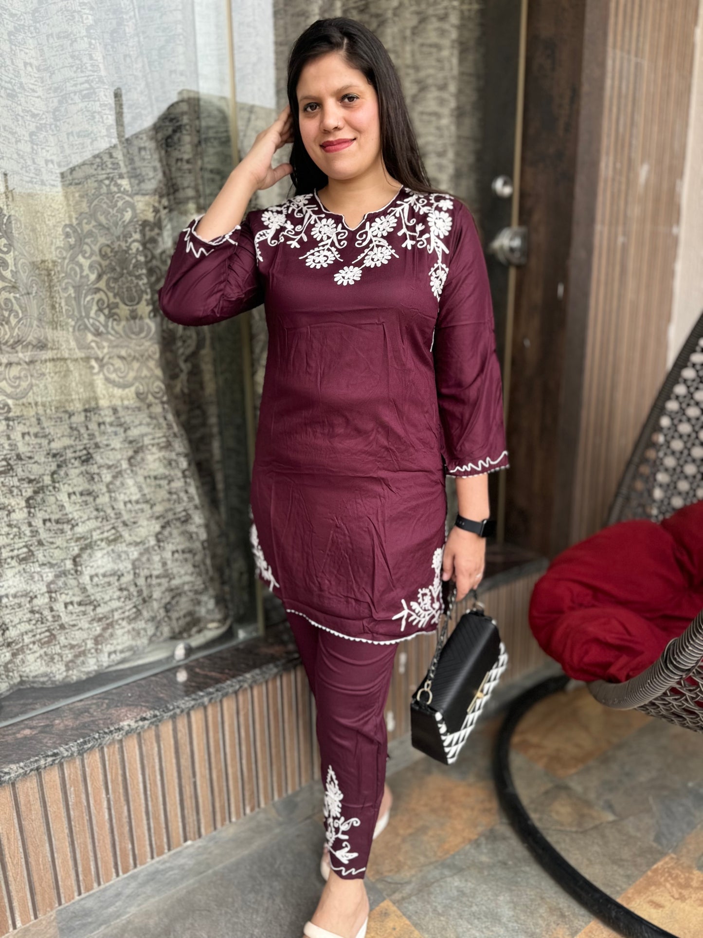 Pakistani Embroidered Cord Set (Cord 003)