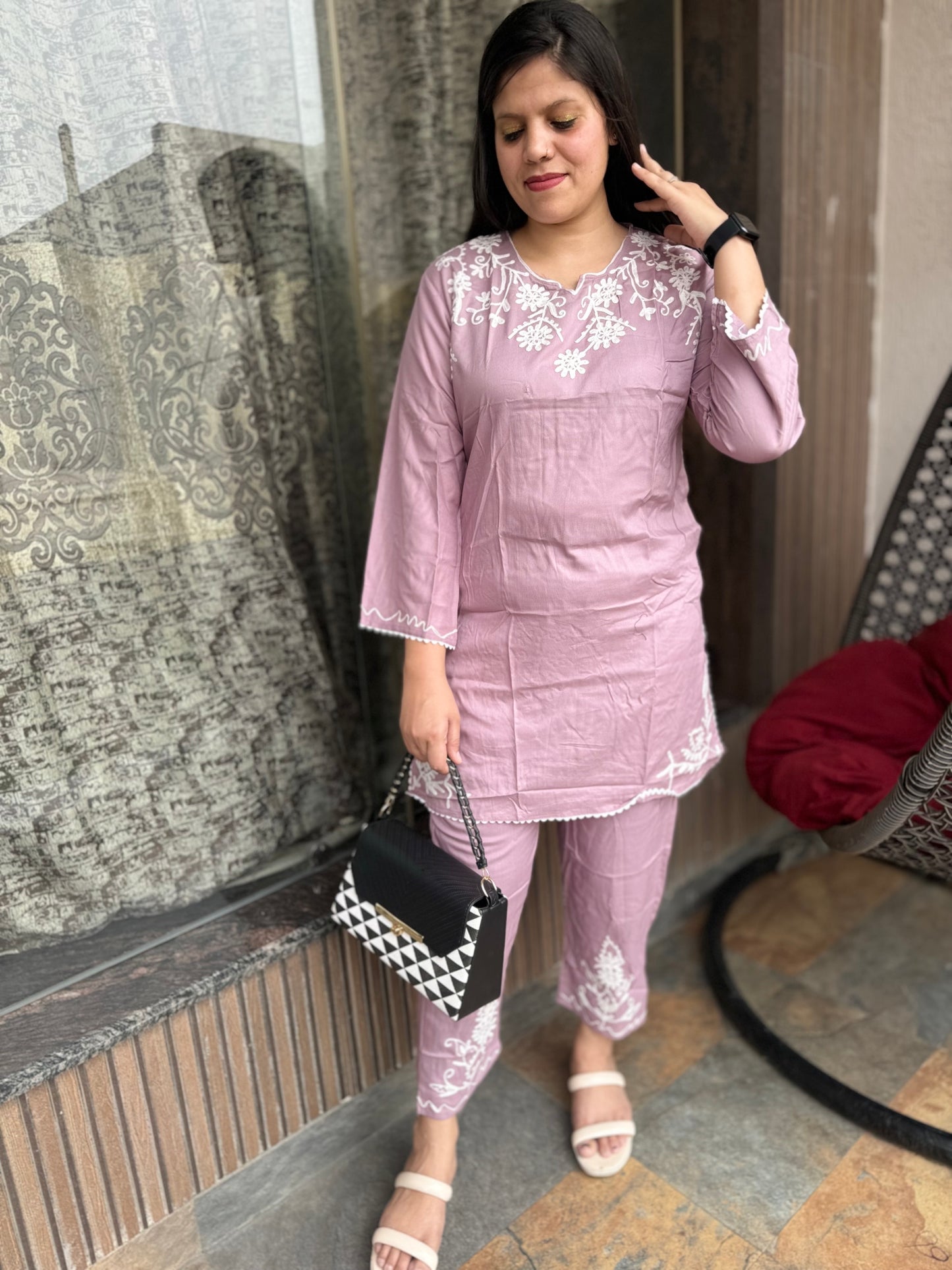 Pakistani Embroidered Cord Set (Cord 003)