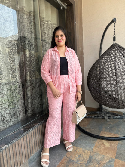 Net Two Piece Elegant Cord Set (Cord 005)