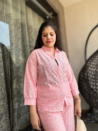 Net Two Piece Elegant Cord Set (Cord 005)