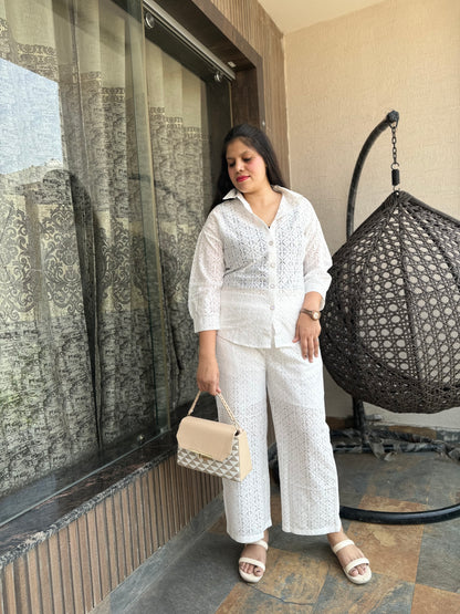 Net Two Piece Elegant Cord Set (Cord 005)