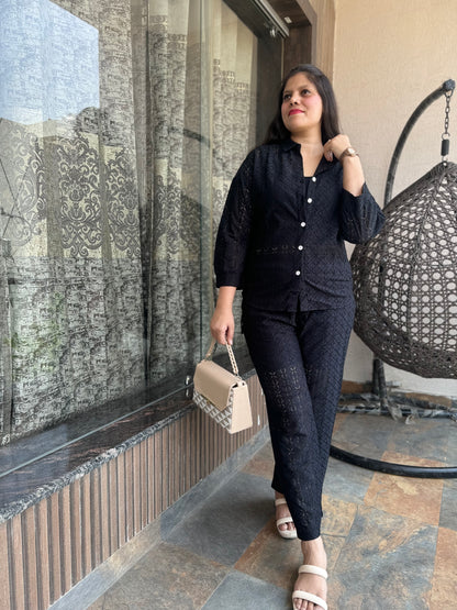 Net Two Piece Elegant Cord Set (Cord 005)