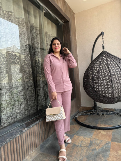 PLAIN CRUSHED COTTON CORD SET (CORD 007)