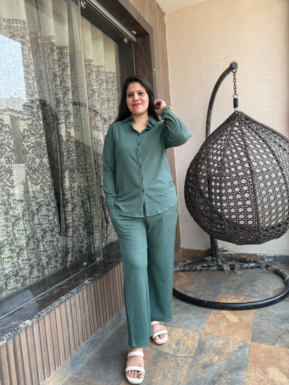 PLAIN CRUSHED COTTON CORD SET (CORD 007)