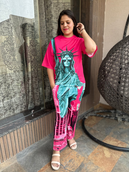 Statue Of Liberty Print Cord Set (Cord 009)