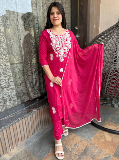 Lucknowi Embroidery Suit (Suit 001)