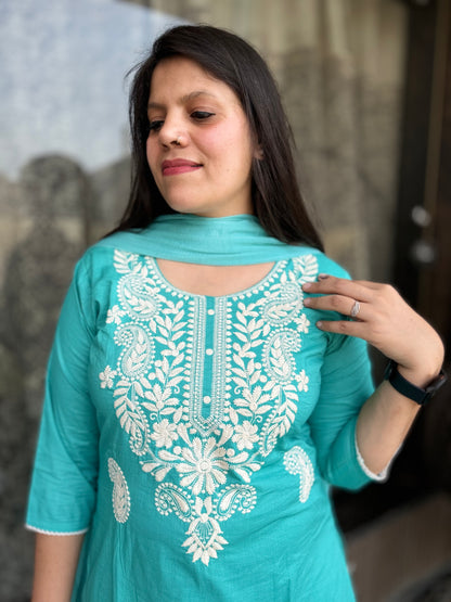 Lucknowi Embroidery Suit (Suit 001)