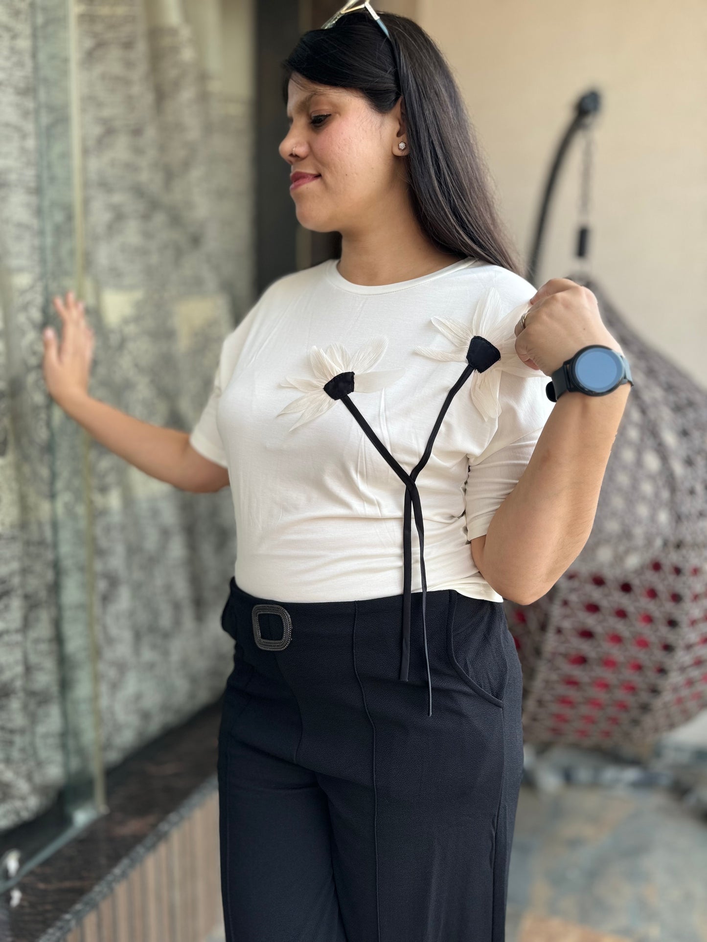 Flower Elegant Top