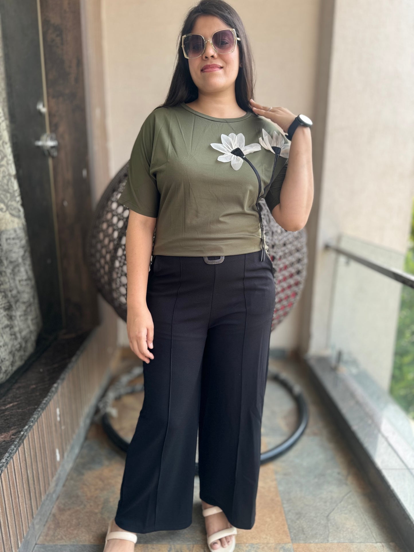 Flower Elegant Top
