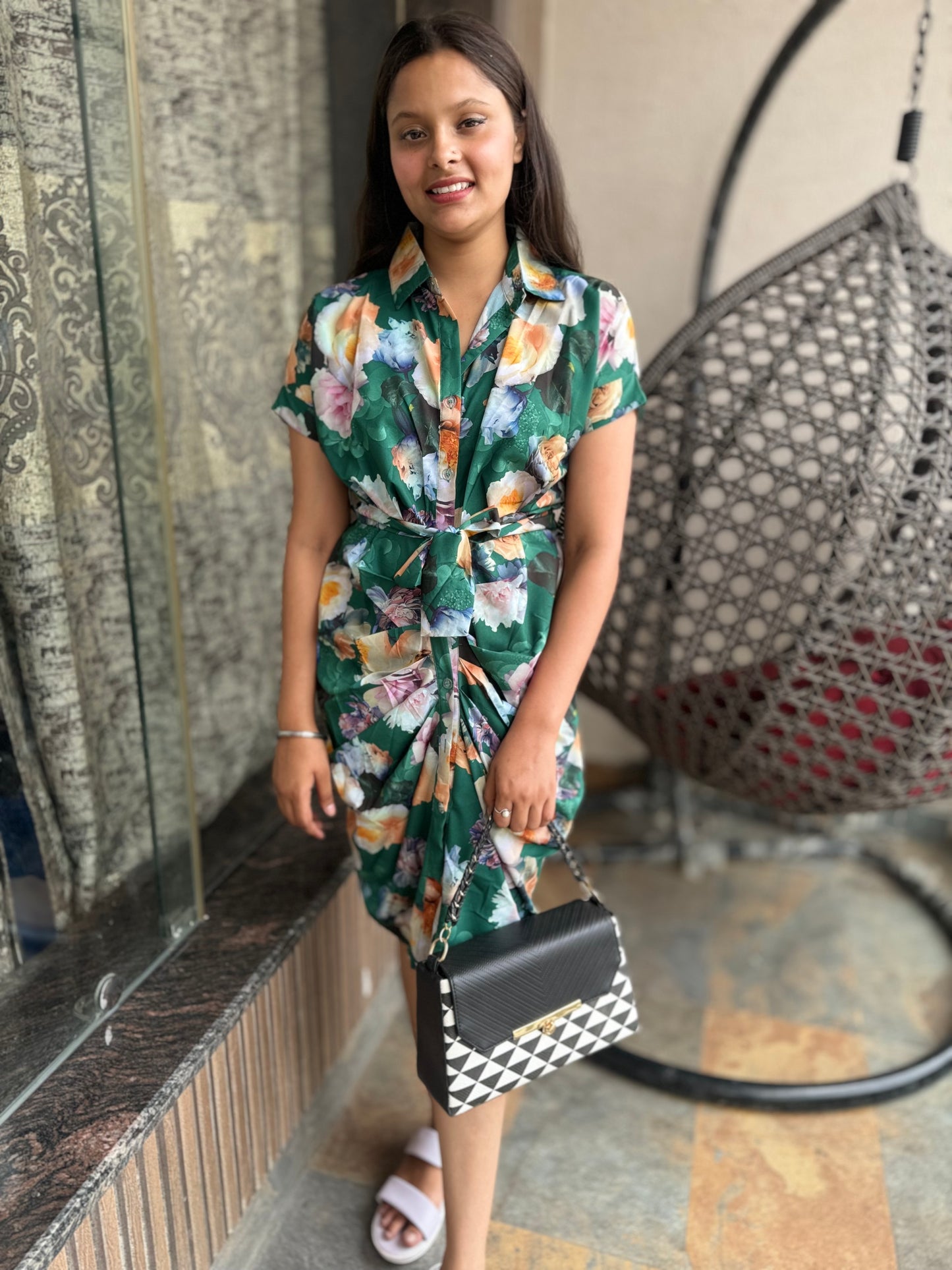 Floral Sheath Dress