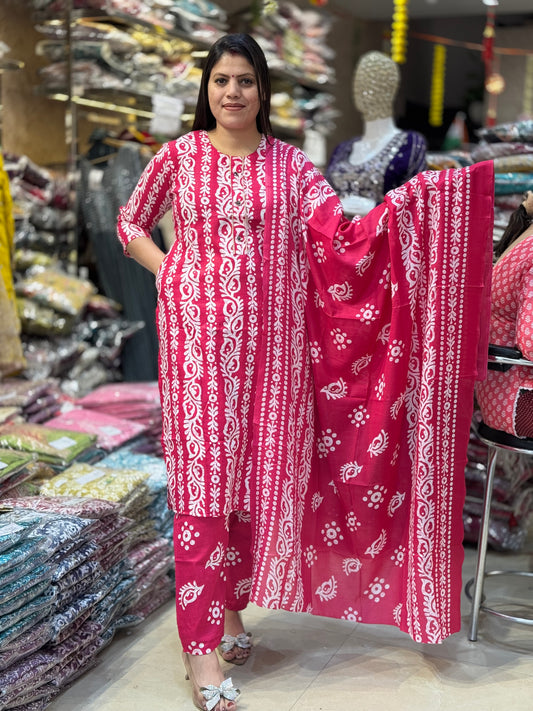 BATIK PRINT SUIT(ARTICAL NO-3)