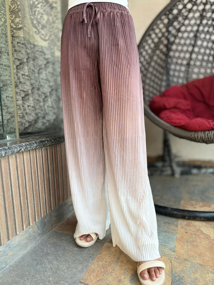 Double Tone Elegant Plazo – Stylish & Comfortable Women's Wear | Arsh Wardrobe Collection