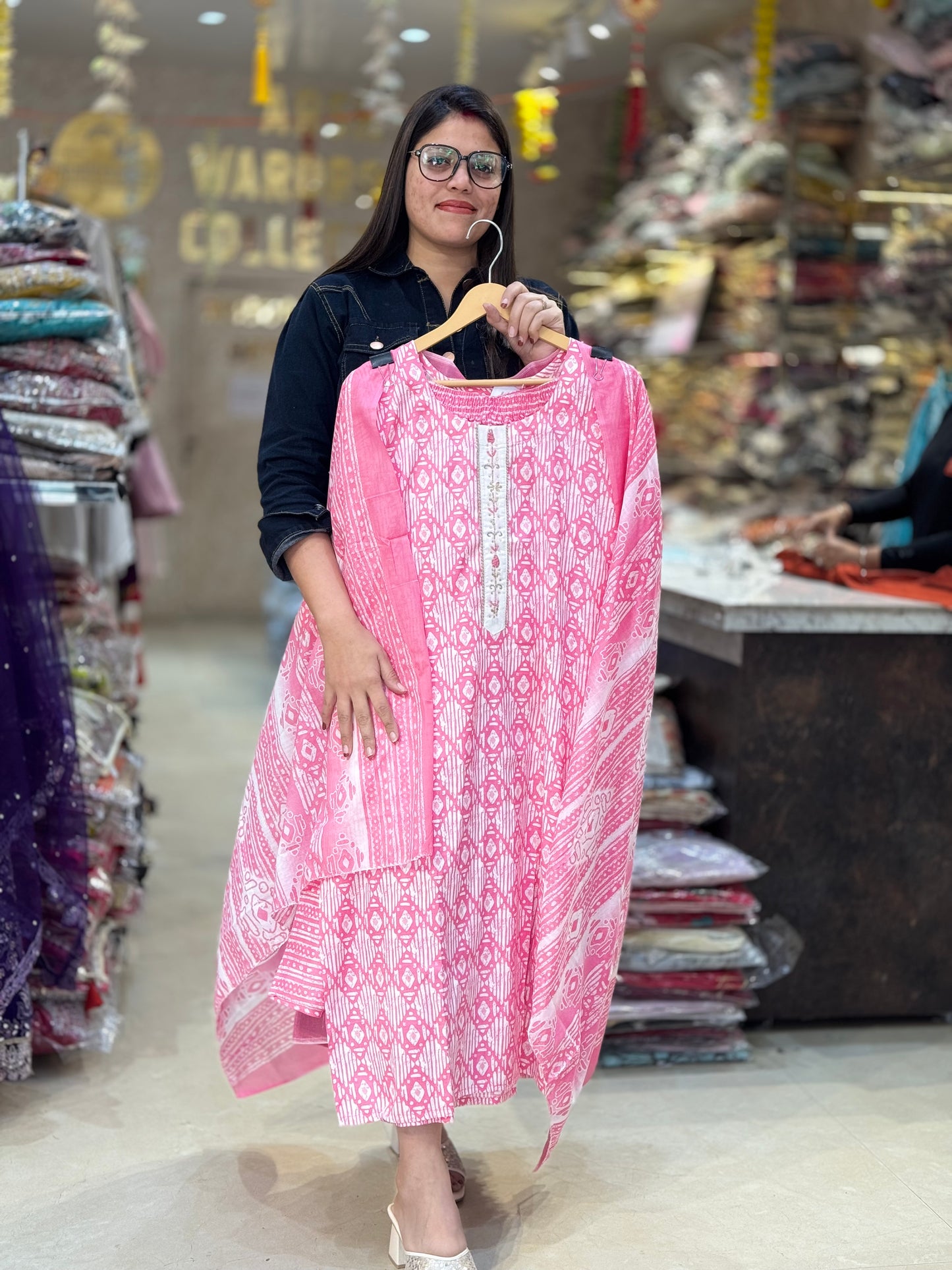 BATIK PRINT PLUS SIZE SUIT(ARTICAL NO-Q37L0014)