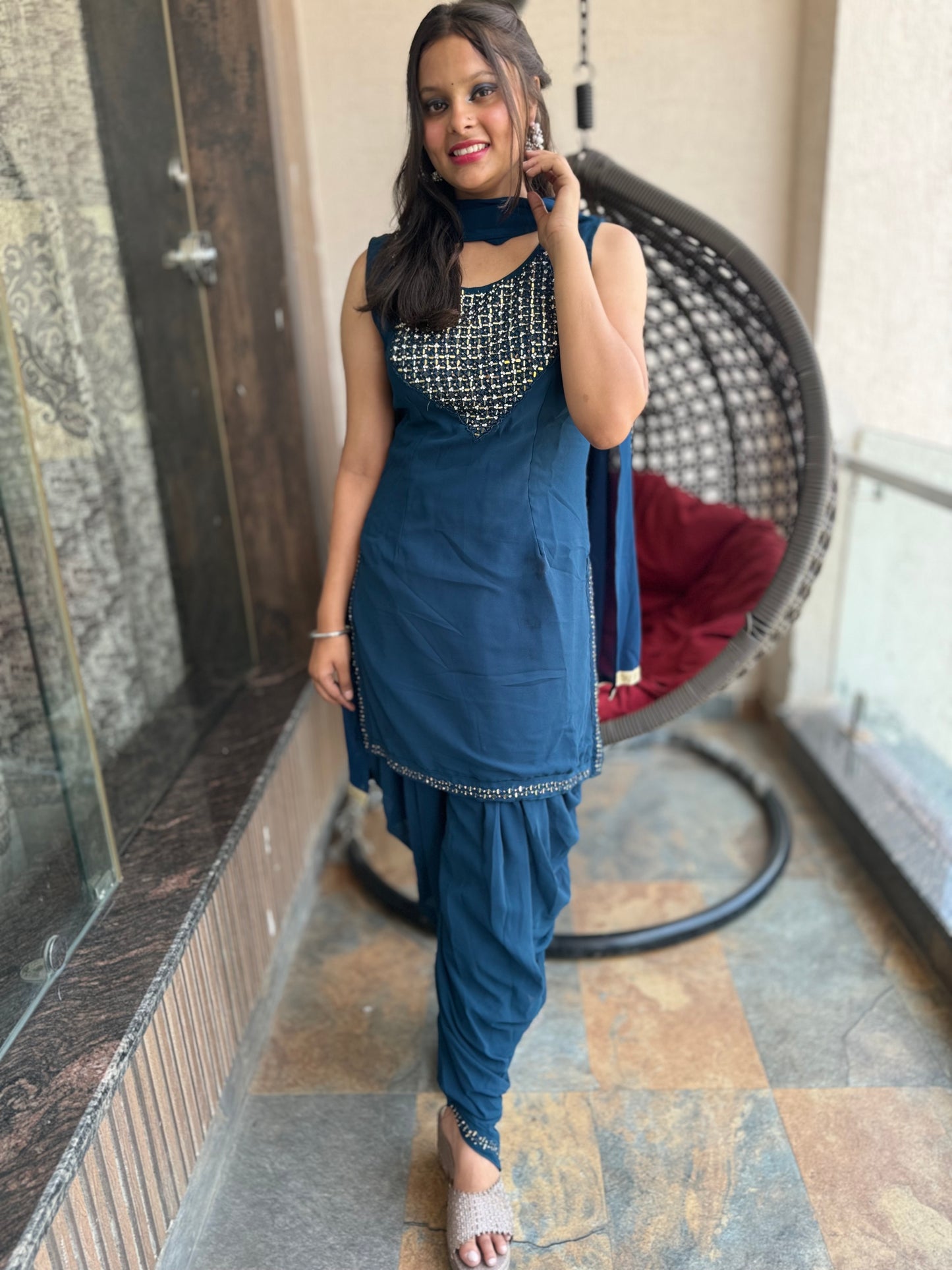 Elegant Dhoti Suit