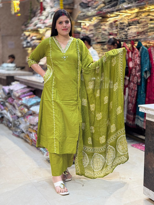 DABU COTTON A- LINE PREMIUM COTTON WITH POCKET