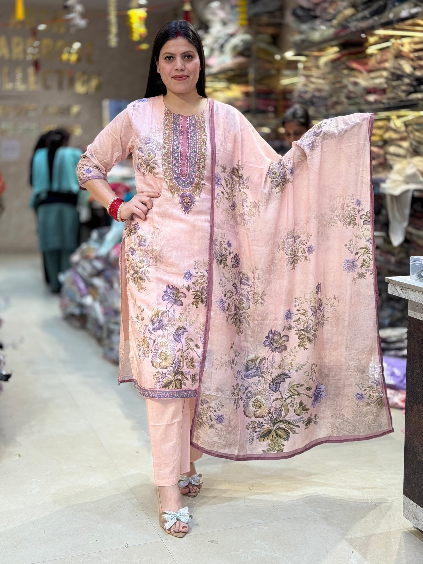 PEACH MAL COTTON SUIT