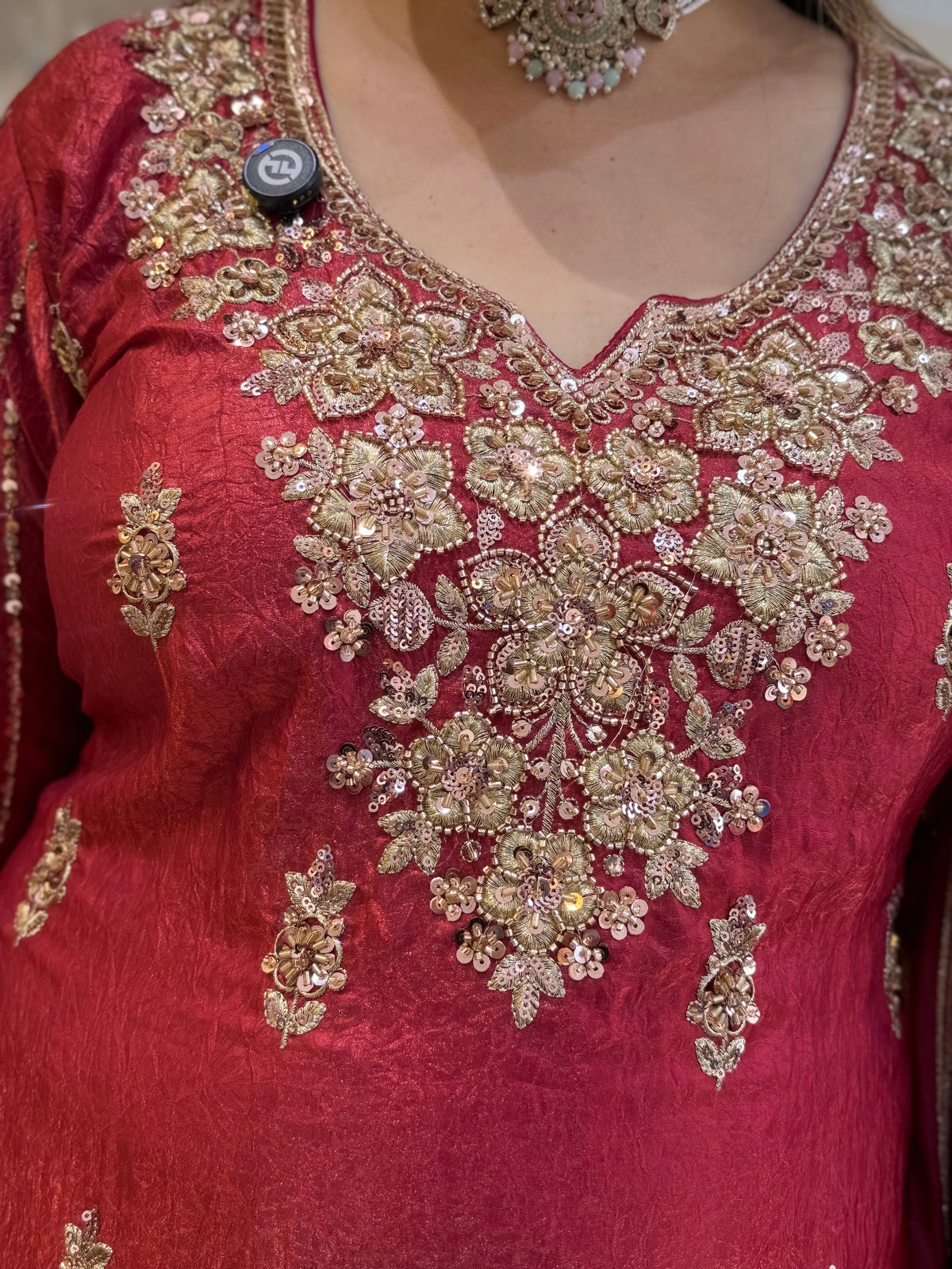 PAKISTANI FULL HEAVY JAFFA SET WITH HAND WORK