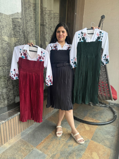 Floral Smoky Women's Dress