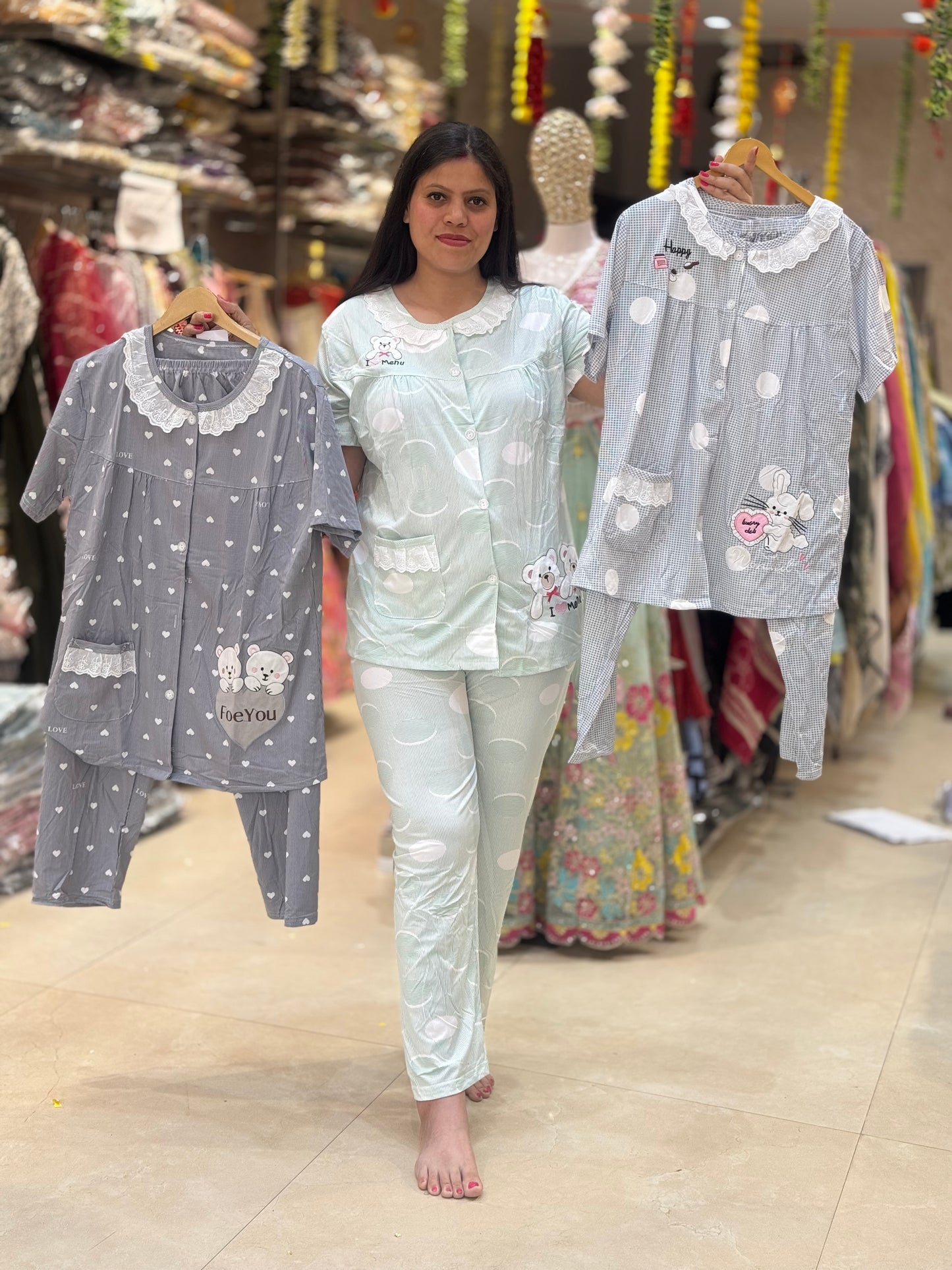 Indipehnawa Night Suit Cord Set – Ethnic Elegance Meets Comfort