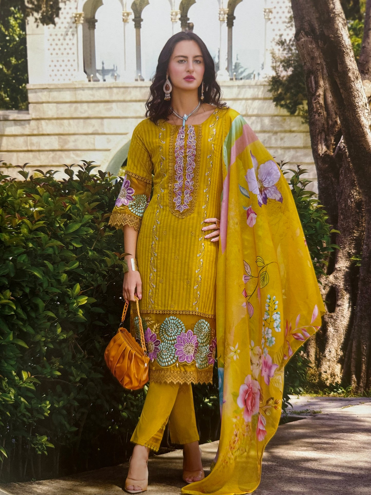 Sanjh-E-Shingar Cotton Suit