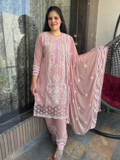 Pakistani Lakhnavi Suit (Style No 1107)