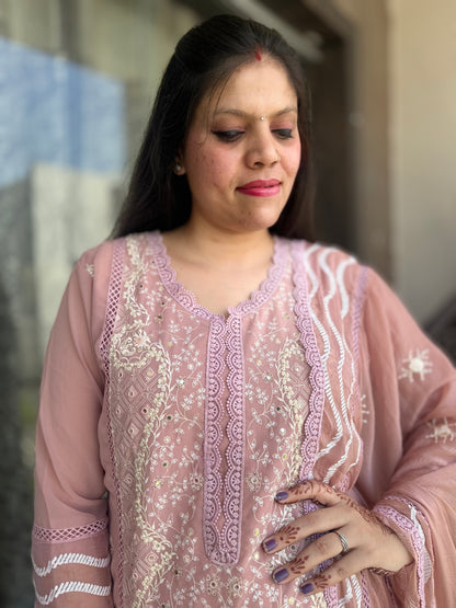 Pakistani Lakhnavi Suit (Style No 1107)