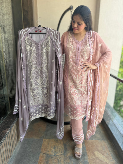 Pakistani Lakhnavi Suit (Style No 1107)