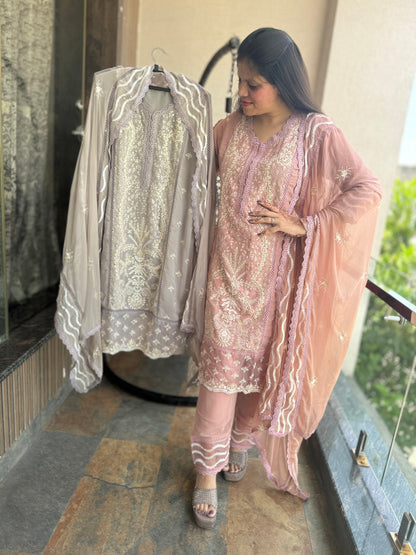 Pakistani Lakhnavi Suit (Style No 1107)