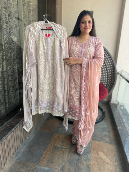 Pakistani Lakhnavi Suit (Style No 1107)
