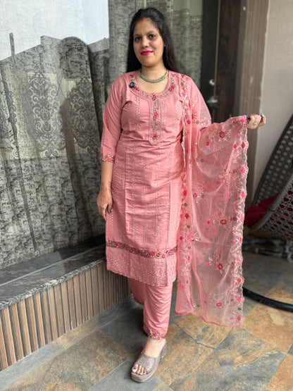 Pakistani Organza Suit (Style No 1110)