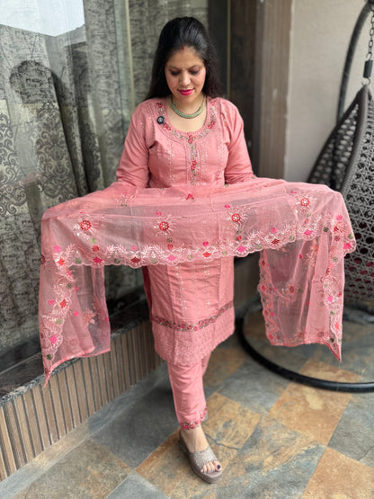 Pakistani Organza Suit (Style No 1110)