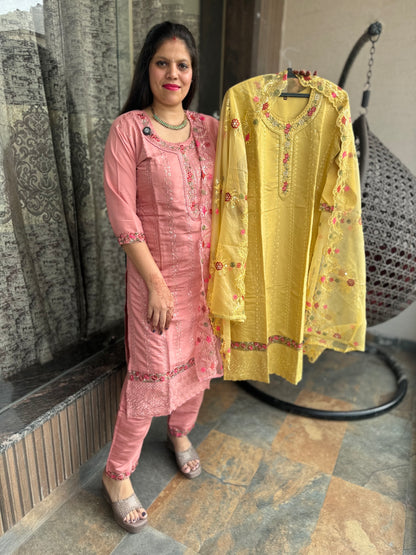 Pakistani Organza Suit (Style No 1110)